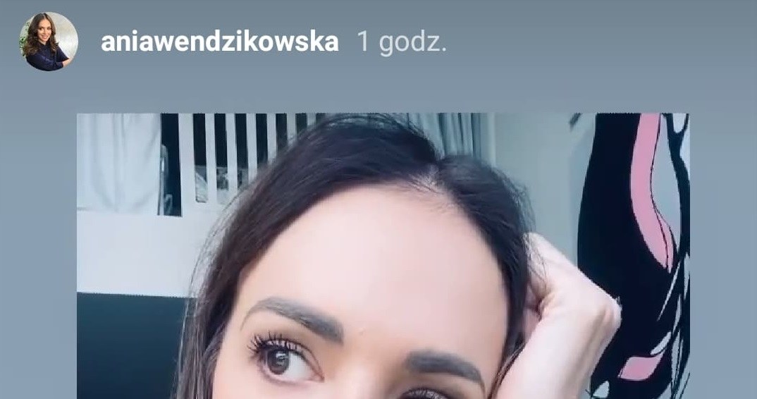 Ania Wendzikowska powiedziała o rozstaniu na swoim InstaStories /Instagram