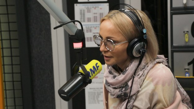 Ania Wyszkoni w studiu RMF FM /RMF FM