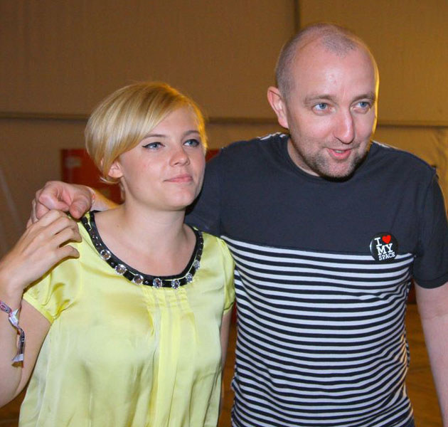 Ania ze swoim partnerem Pawłem Jóźwickim /Damian Klamka /East News