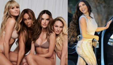 Aniołki Victoria Secret w zmysłowej bieliźnie Kim Kardashian. Przesadzili z retuszem?