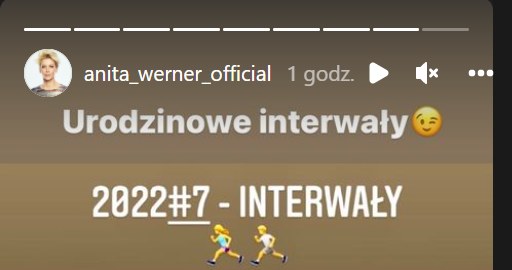 Anita Werner i Michał Kołodziejczyk: https://www.instagram.com/anita_werner_official/ /Screen z InstaStory  /Instagram