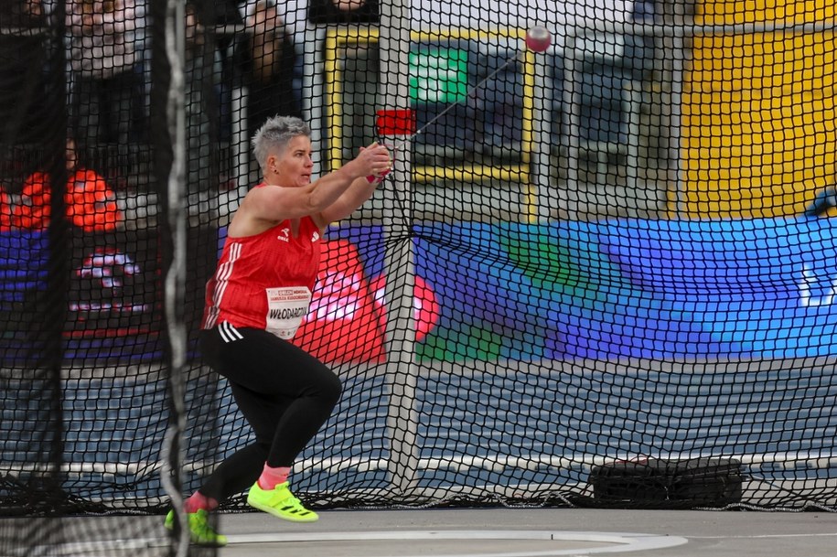 Anita Włodarczyk podczas Memoriału Kusocińskiego /Michał Meissner /PAP