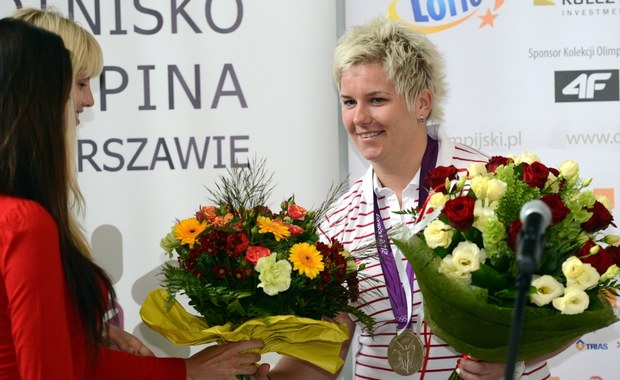 Anita Włodarczyk wróciła do kraju