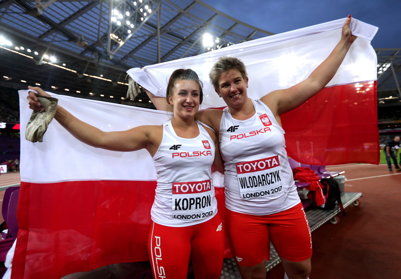 Anita Włodarczyk (z prawej) i Malwina Kapron /Bartłomiej Zborowski /PAP