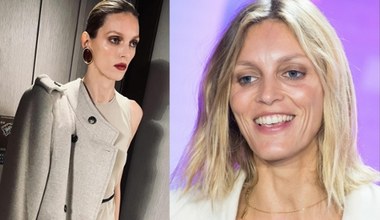 Anja Rubik błyszczy w Paryżu. Na pokazie YSL siedziała tuż obok Anny Wintour