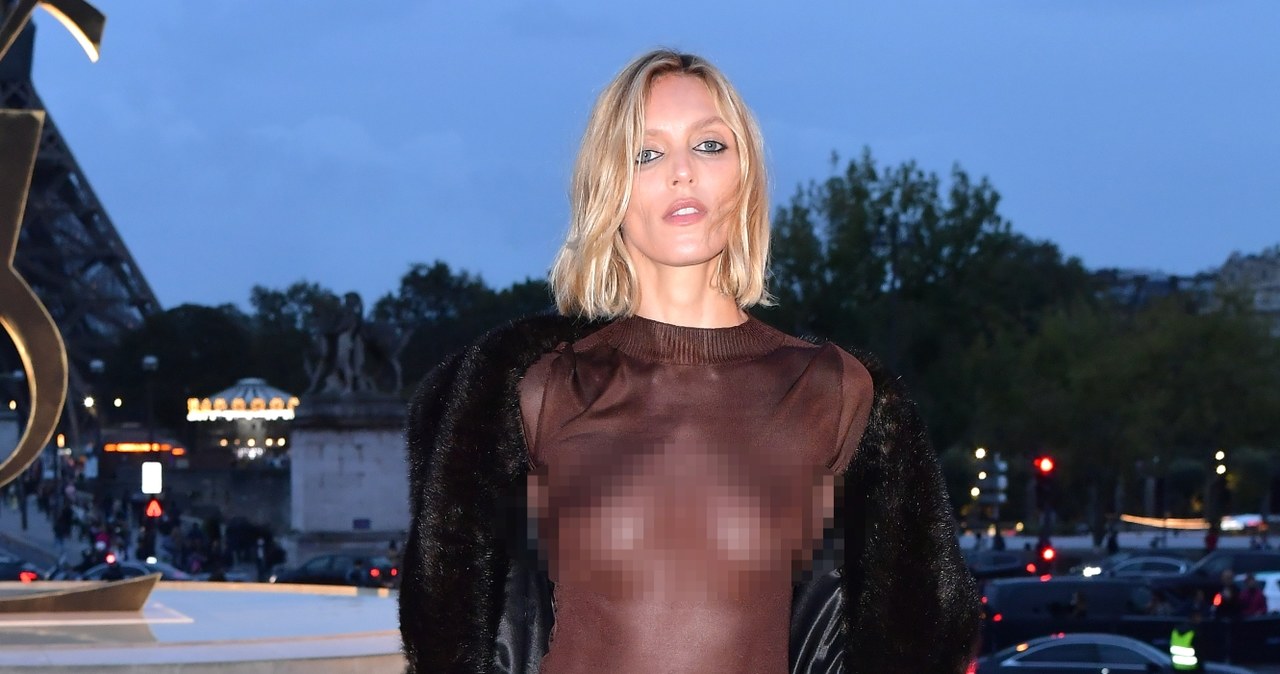 Anja Rubik na Paris Fashion Week /Dominique Charriau /Getty Images