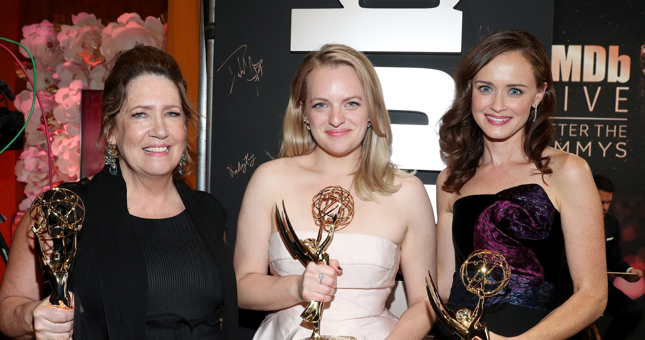 Ann Dowd, Elisabeth Moss, Alexis Bledel /Rich Polk /Getty Images