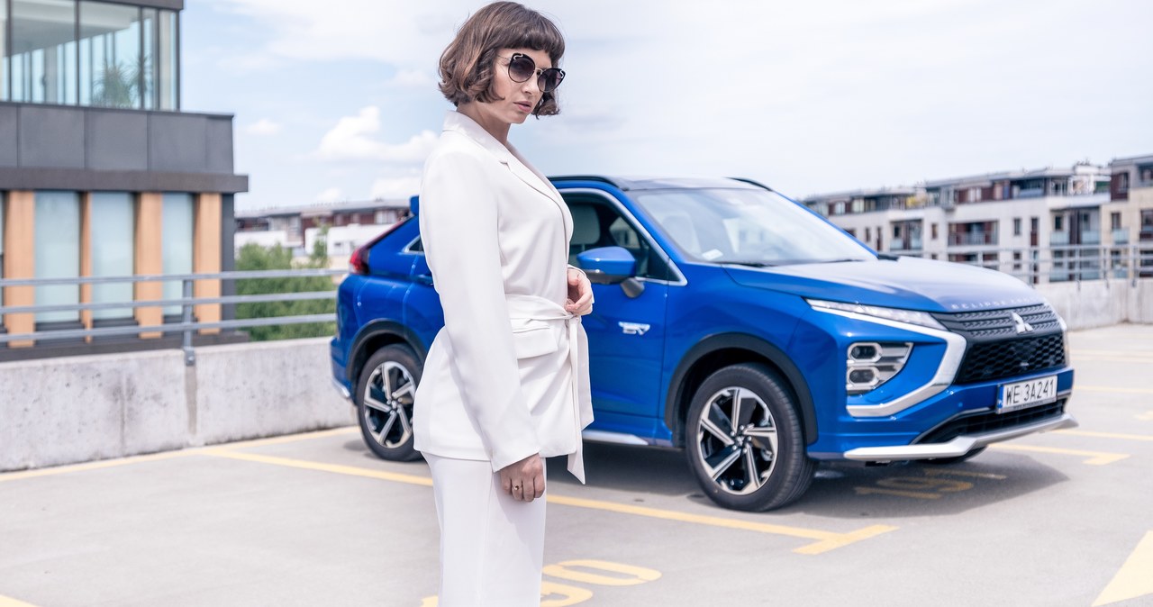 Anna Cieślak i jej Mitsubishi Eclipse Cross PHEV /Informacja prasowa