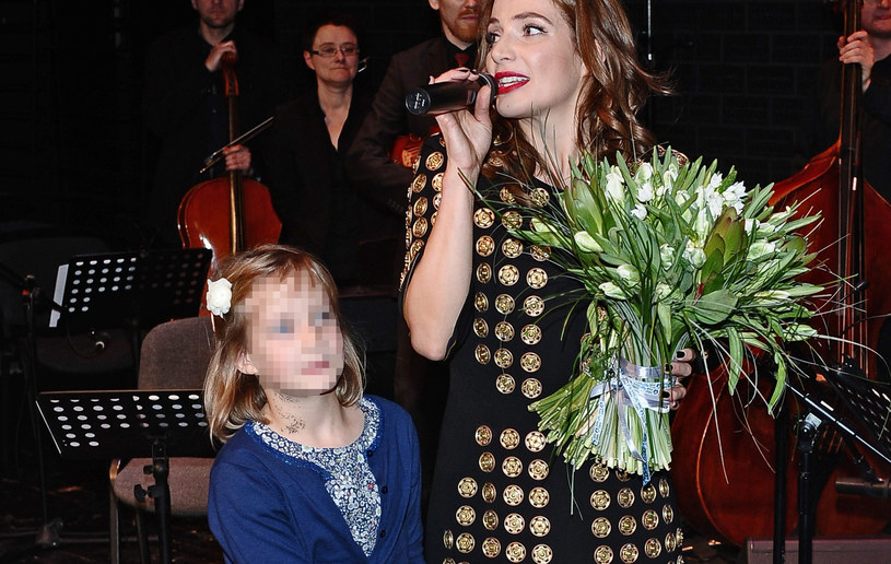 Anna Dereszowska z córką /Andras Szilagyi /MWMedia