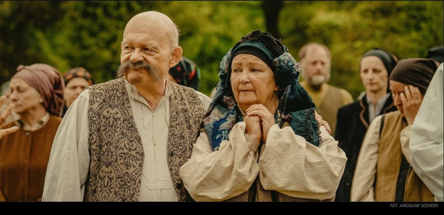 Anna Dymna i Adam Ferency na planie filmu "Sami swoi. Początek" /Jarosław Sosiński /Materiały prasowe