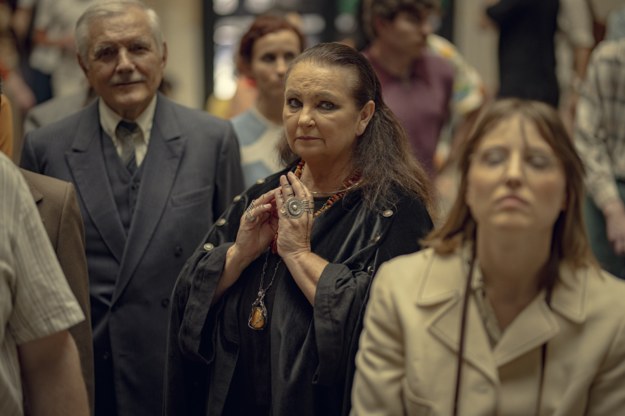 Anna Dymna na planie filmu "Pan Samochodzik i Templariusze" /Netflix /Materiały prasowe