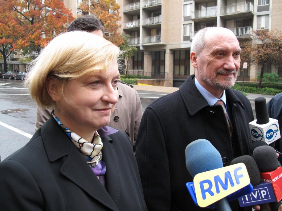 Anna Fotyga i Antoni Macierewicz w USA &nbsp; /Pawe uchowski /RMF FM