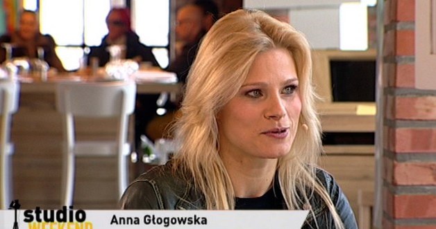 Anna Głogowska w programie "Studio weekend" /pomponik.pl