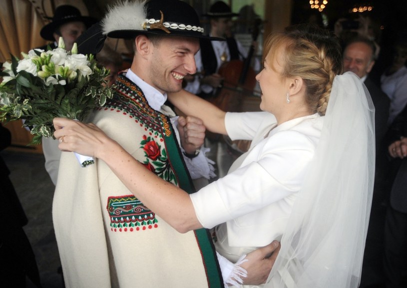 Anna Guzik w dniu ślubu /- /East News