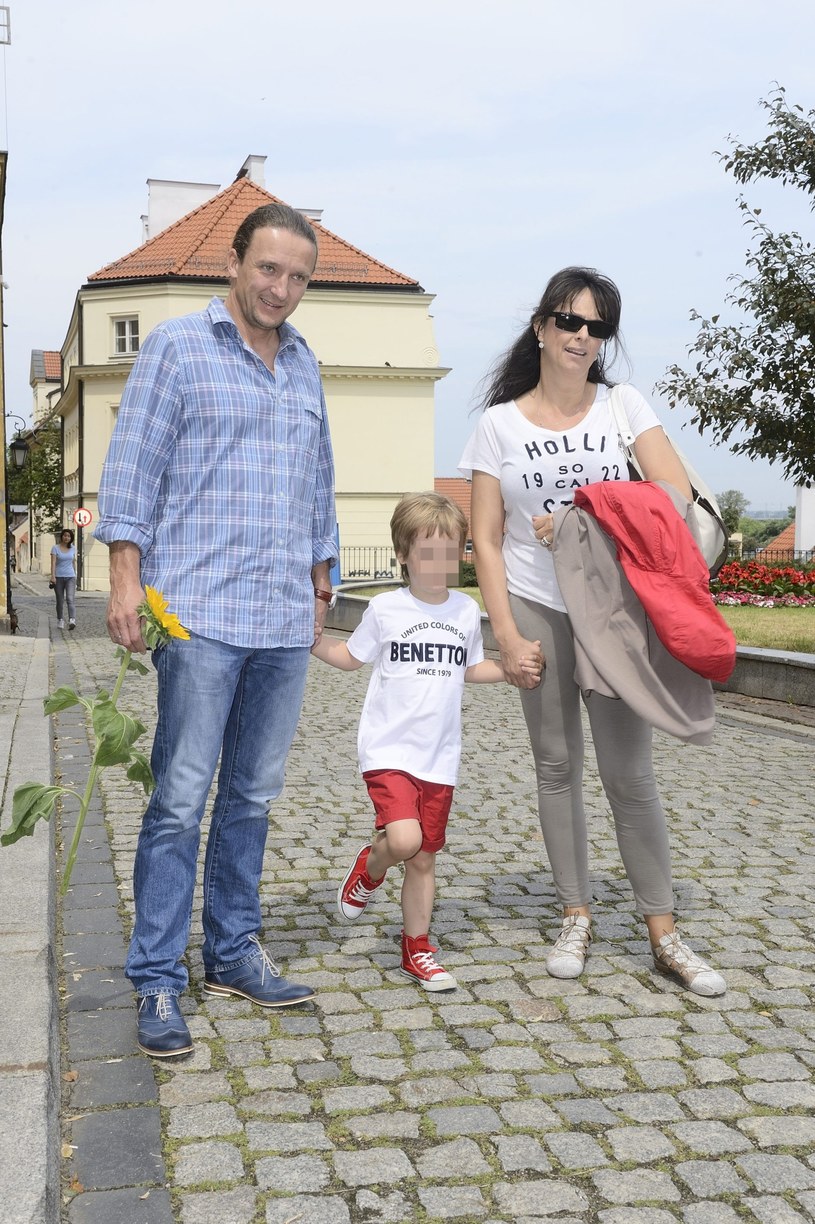 Anna i Paweł z synem Jasiem /Jarosław Antoniak /MWMedia