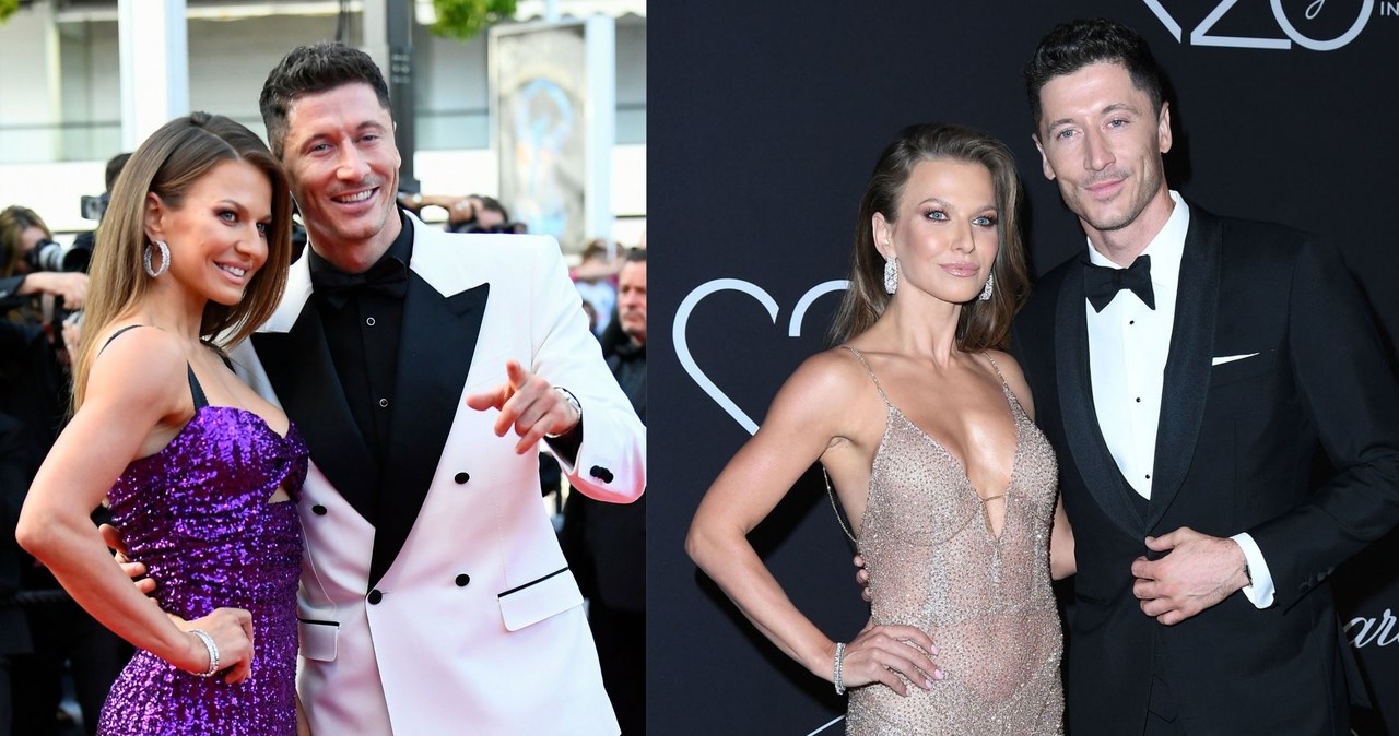 Anna i Robert Lewandowscy na festiwalu w Cannes /Agencja FORUM