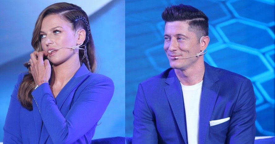 Anna i Robert Lewandowscy promują szampony /Pawel Wrzecion /MWMedia