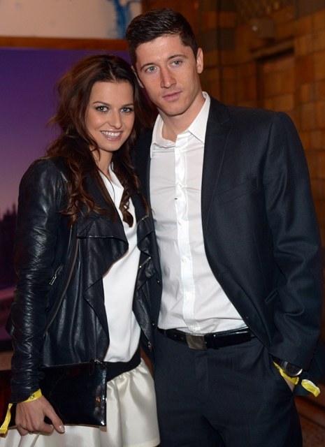 Anna i Robert Lewandowscy /FEDERICO GAMBARINI  /PAP