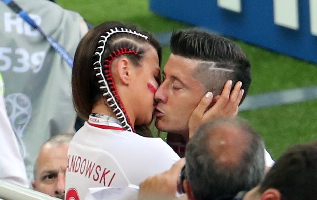 Anna i Robert Lewandowscy /Abedin Taherkenareh   /PAP