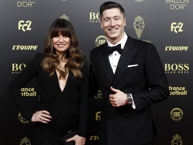 Anna i Robert Lewandowscy /YOAN VALAT  /PAP/EPA