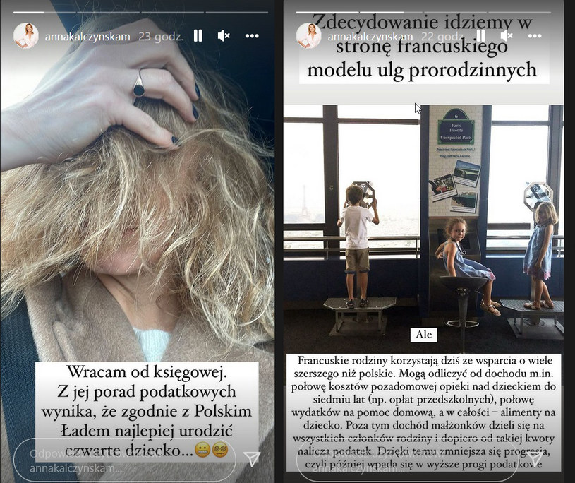 Anna Kalczyńska o Polskim Ładzie /Instagram