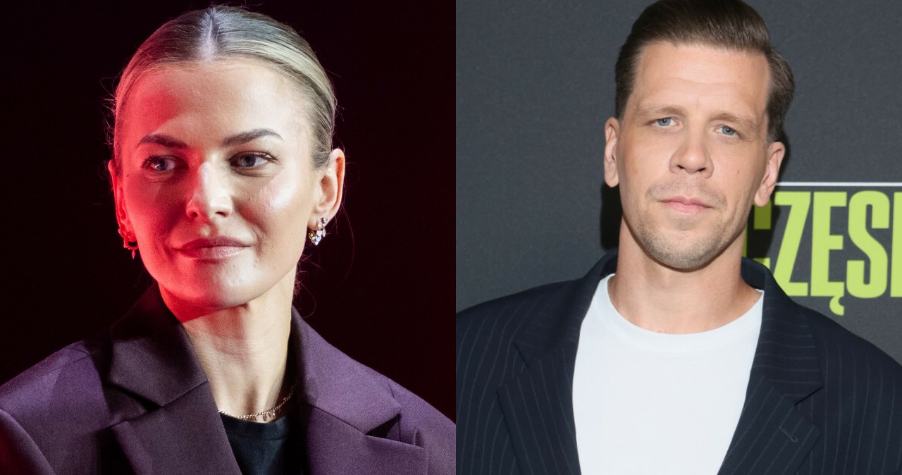 Anna Lewandowska i Wojciech Szczęsny. /Pawel Wodzynski/East News; Lukasz Gdak/East News /East News