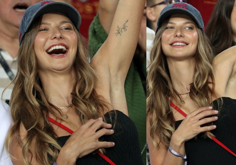 Anna Lewandowska kibicuje mężowi na Camp Nou /Nur Photo /East News