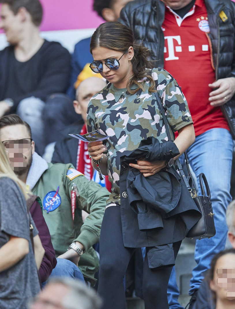 Anna Lewandowska na meczu Bayern-Borussia /Peter Schatz /East News