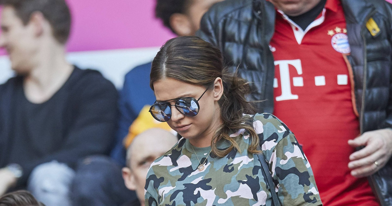 Anna Lewandowska na meczu Bayern-Borussia /Peter Schatz /East News