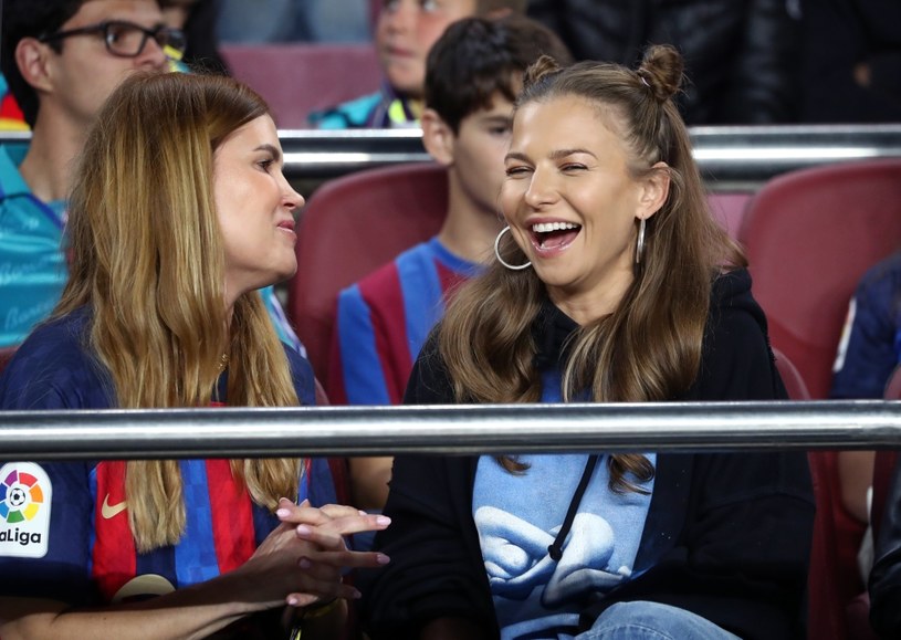 Anna Lewandowska na meczu FC Barcelony /Nur Photo /Getty Images