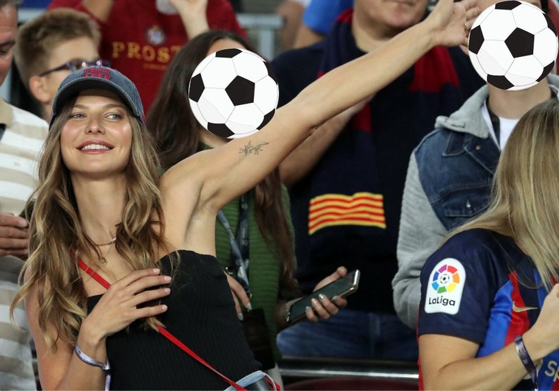Anna Lewandowska na meczu klubu FC Barcelona /NurPhoto /East News