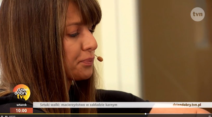 Anna Lewandowska nie mogła powstrzymać łez (Screen: dziendobry.tvn.pl) /TVN /materiał zewnętrzny
