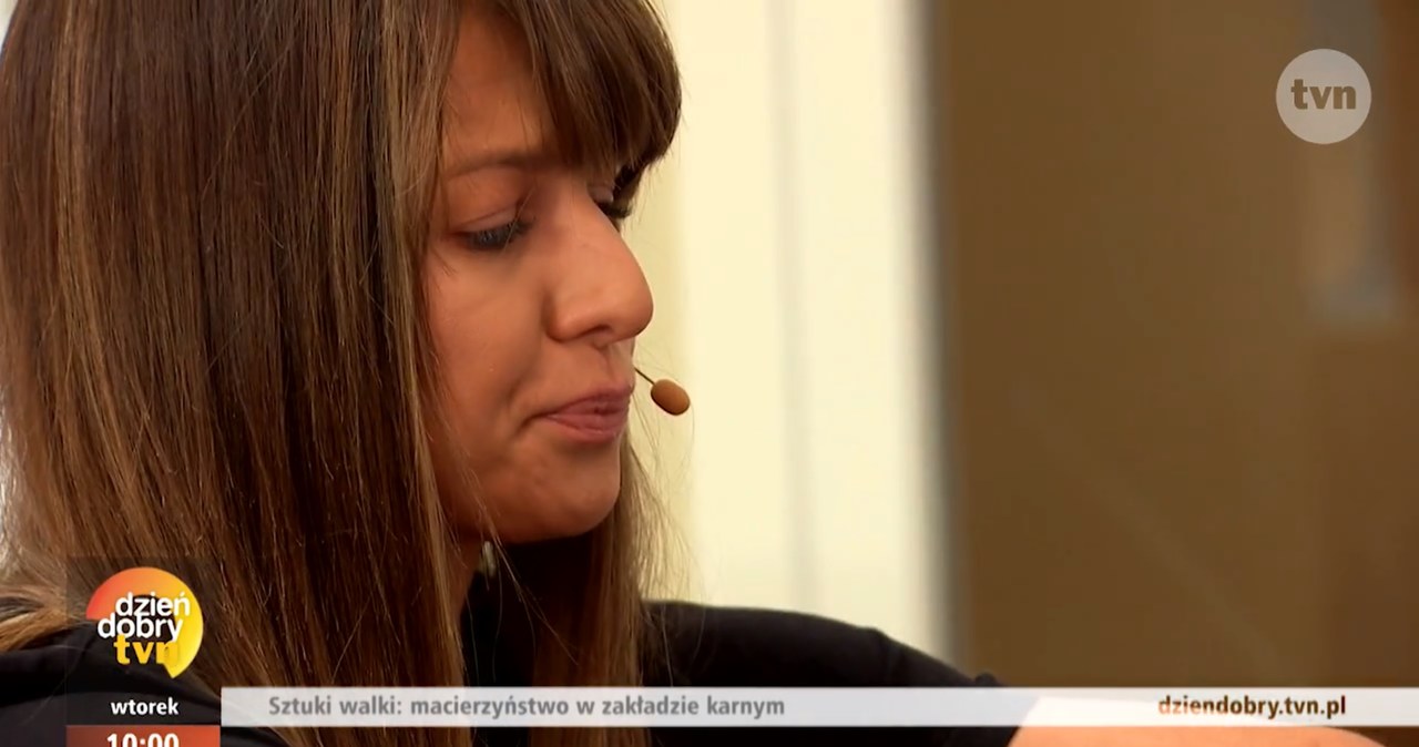 Anna Lewandowska nie mogła powstrzymać łez (Screen: dziendobry.tvn.pl) /TVN /materiał zewnętrzny