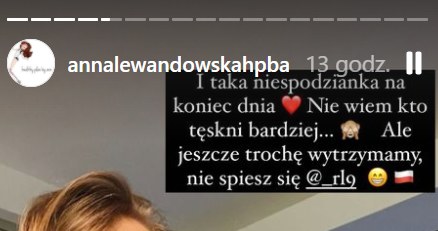 Anna Lewandowska pochwaliła się niespodzianką od męża   /https://www.instagram.com/annalewandowskahpba/ /Instagram