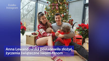 Anna Lewandowska składa życzenia świąteczne. WIDEO