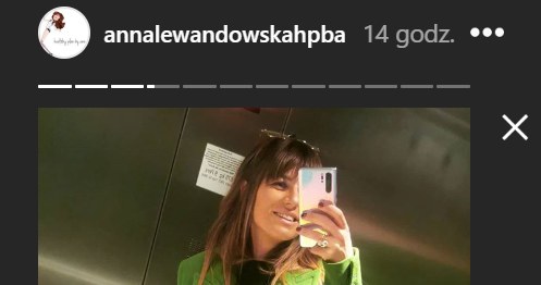 Anna Lewandowska w dniu meczu Bayern-Olympiakos /Instagram