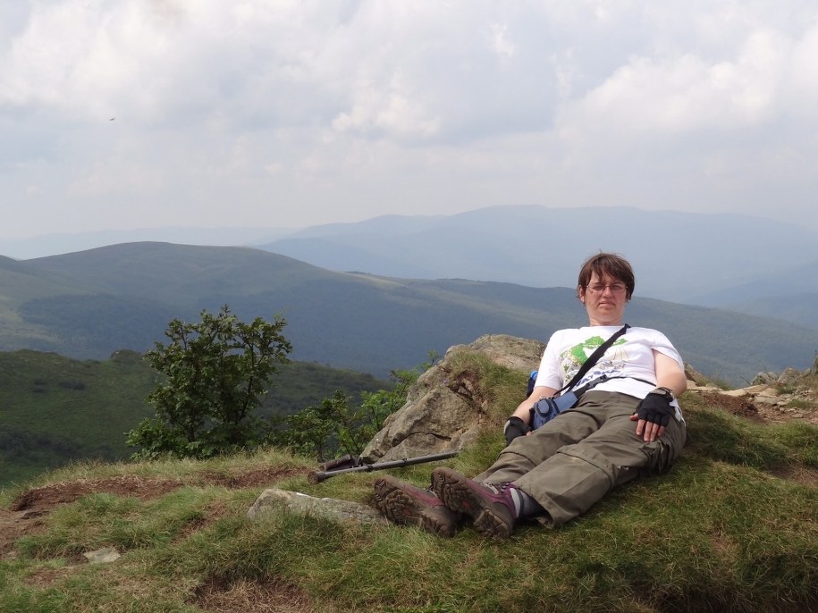 Anna Makowska, uczestniczka akcji "Razem na szczyty" w Bieszczadach /Archiwum prywatne