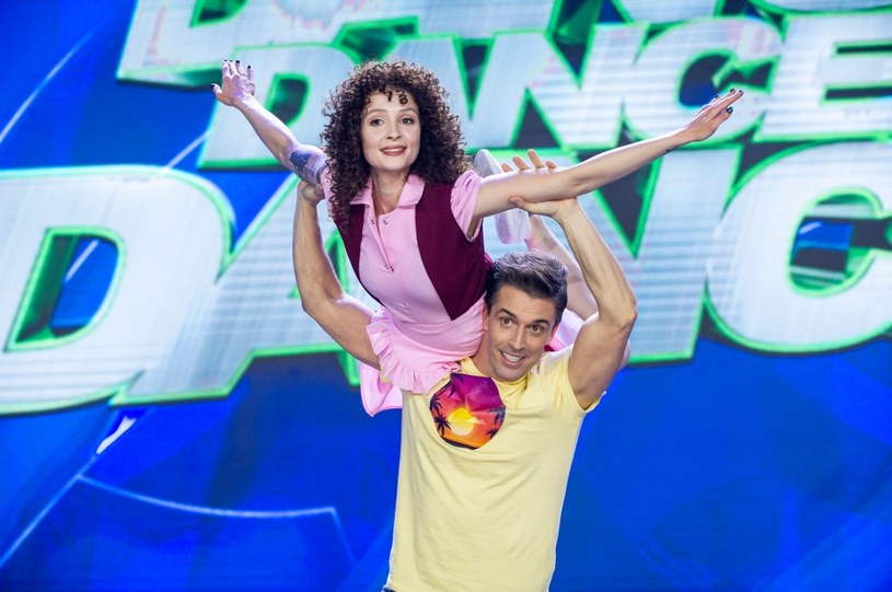 Anna Matysiak i Stanisław Karpiel-Bułecka w programie "Dance Dance Dance" /TVP /materiały prasowe