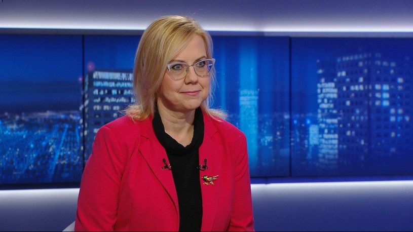 Anna Moskwa, minister klimatu i środowiska zapowiada przygotowanie konstytucji dla wodoru /Polsat News