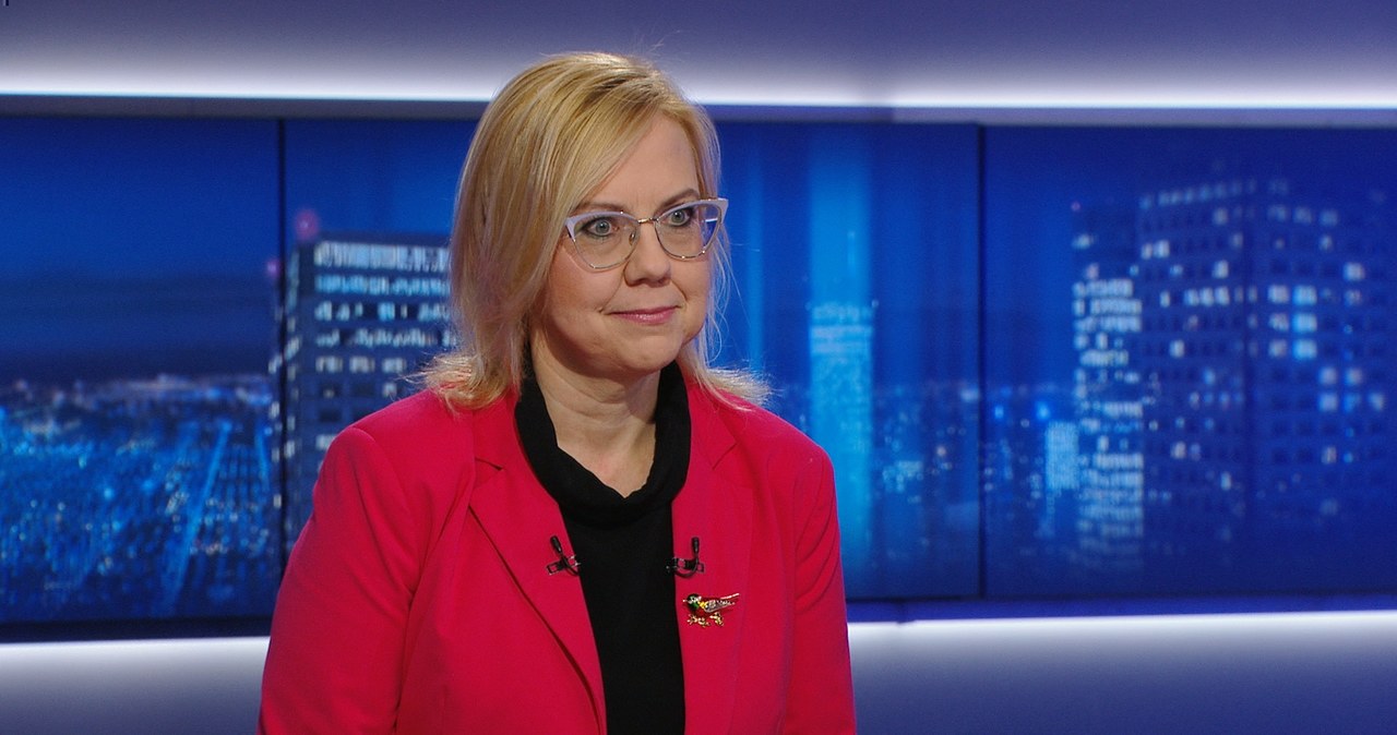 Anna Moskwa, minister klimatu i środowiska zapowiada przygotowanie konstytucji dla wodoru /Polsat News