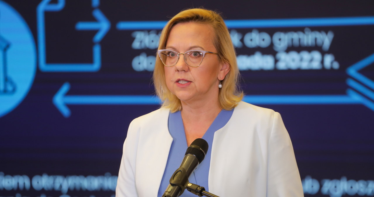 Anna Moskwa, minister klimatu i środowiska / 	Albert Zawada /PAP