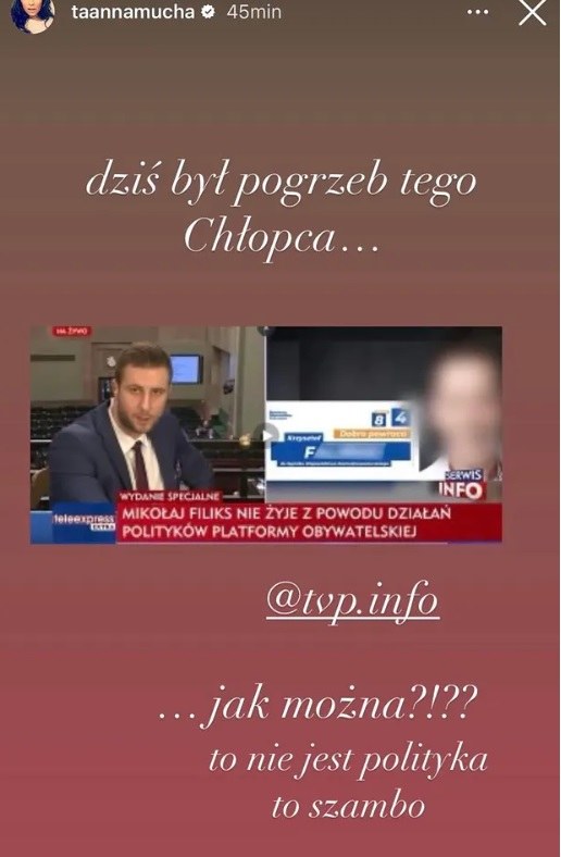 Anna Mucha nie mogła zdzierżyć pasków TVP! /Instagram @taannamucha /Instagram