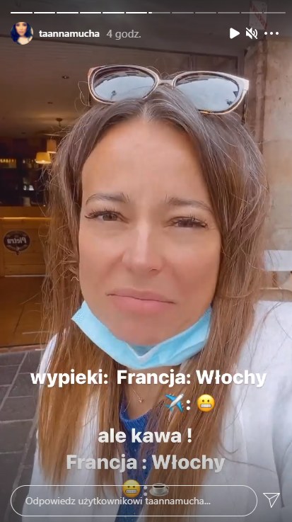 Anna Mucha obraża kawiarnie, wegan i hipsterów / Żródło: Stories - Instagram /Instagram