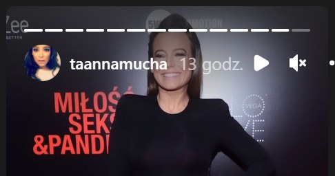 Anna Mucha odpowiada na krytykę Rafała Grabiasa /Instagram