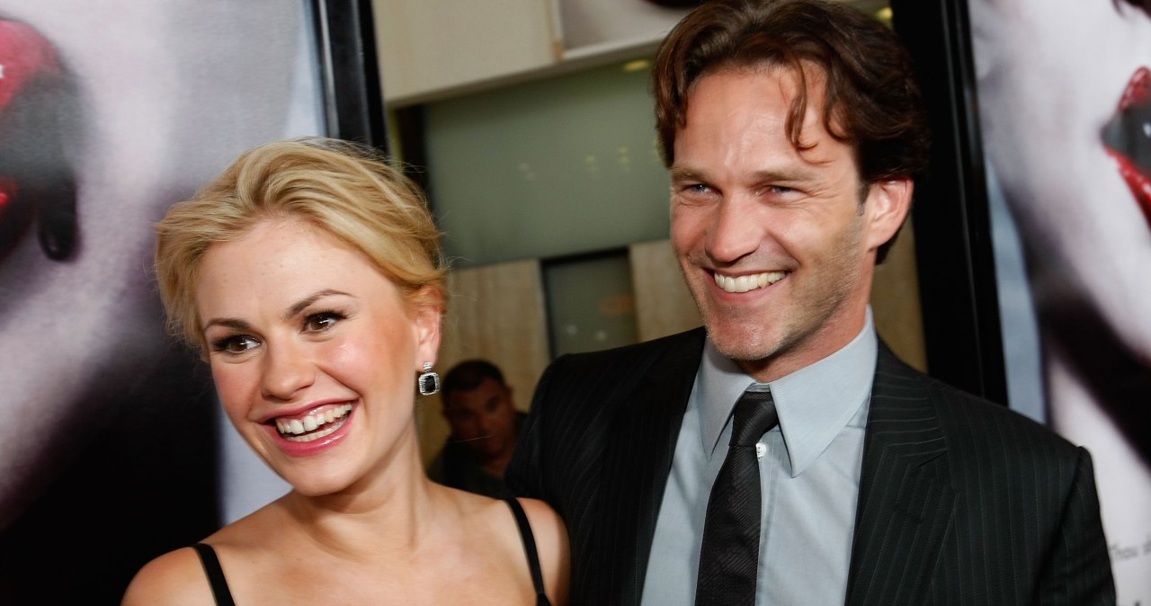 Anna Paquin i Stephen Moyer podczas promowania "Czystej krwi" w 2008 roku /Michael Buckner  /Getty Images