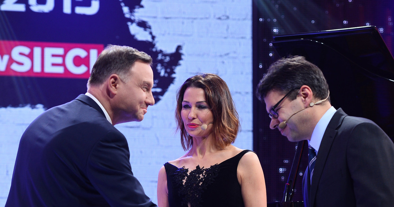 Anna Popek, Andrzej Duda, Michał Karnowski /Jarosław Antoniak /MWMedia