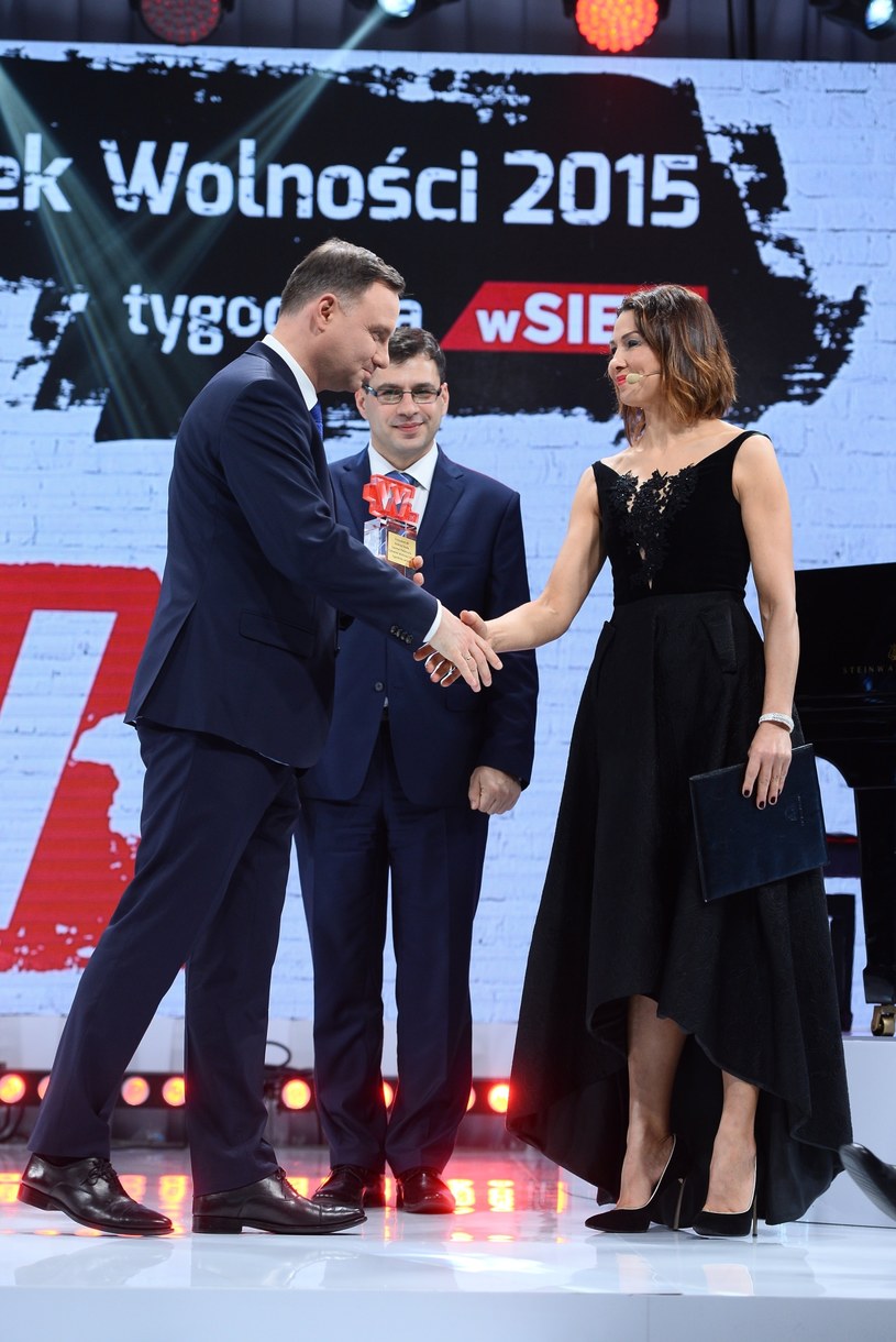 Anna Popek i Andrzej Duda /Jarosław Antoniak /MWMedia