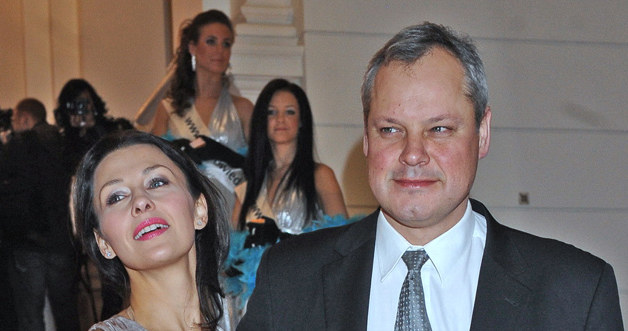 Anna Popek z mężem Andrzejem /Andras Szilagyi /MWMedia