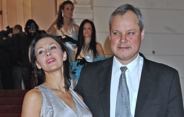 Anna Popek z mężem, fot.Andras Szilagyi &nbsp; /MWMedia