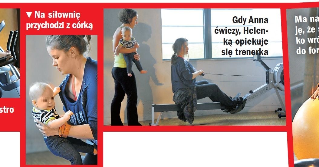 Anna Powierza z córeczką /- /Życie na gorąco